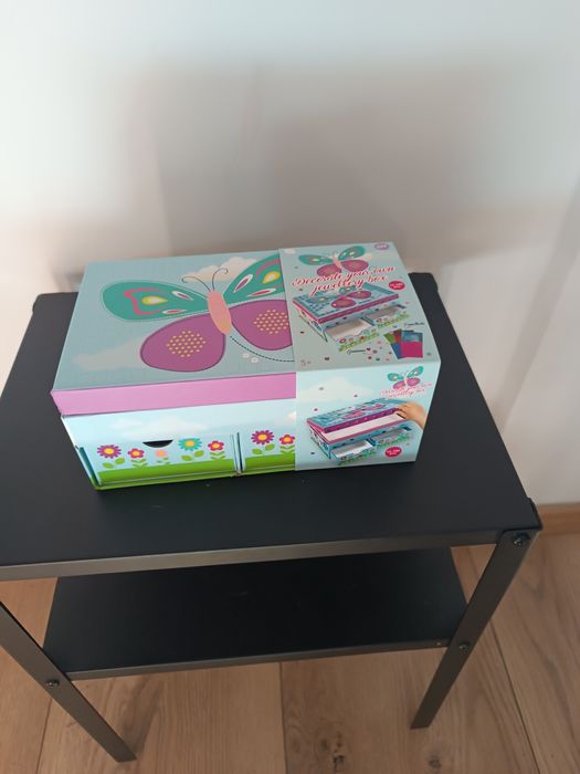 Zestaw DIY Ozdób własną kasetkę na biżuterię 3+ 3 rodzaje