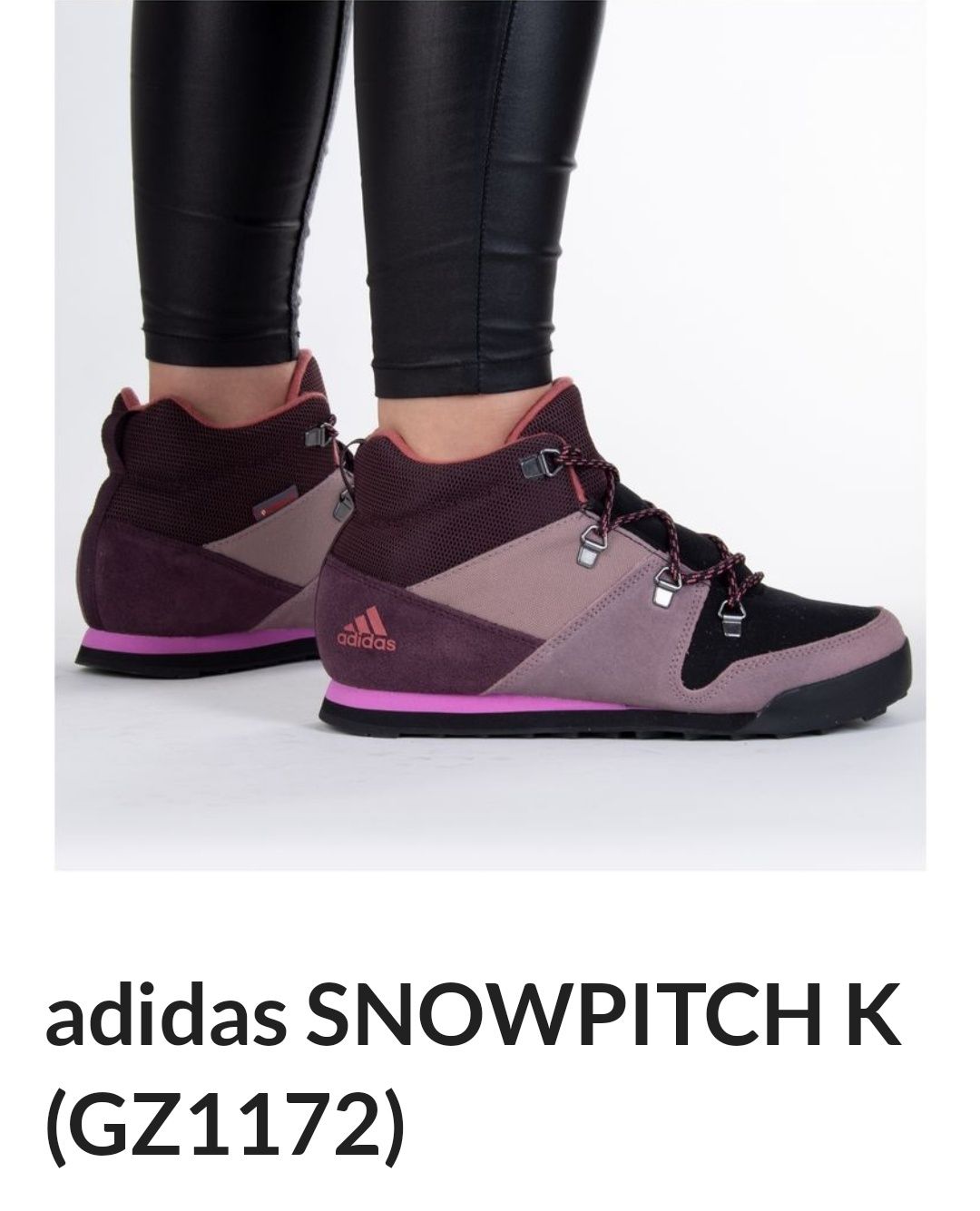 Черевики, високі кросівки Adidas Snowpitch K