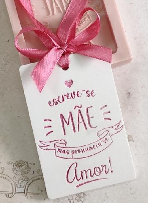 Peça em gesso perfumado Mãe