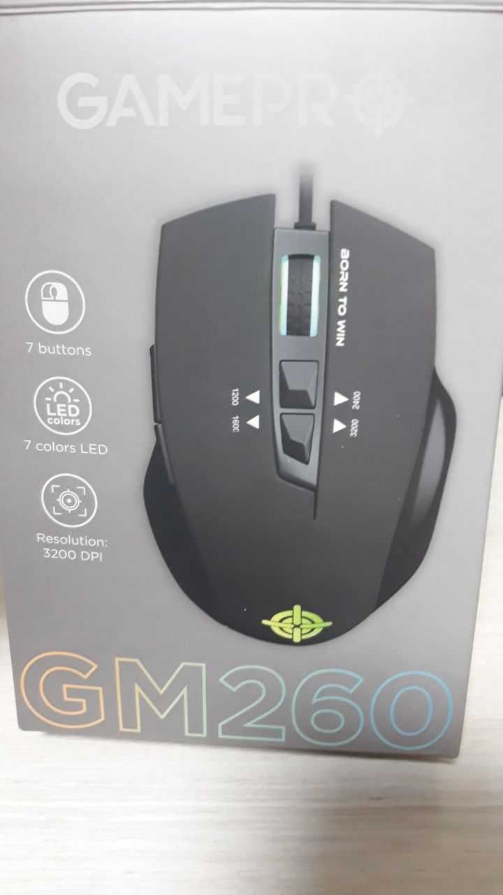 Мишка Game Pro Headshot USB Black (GM260)