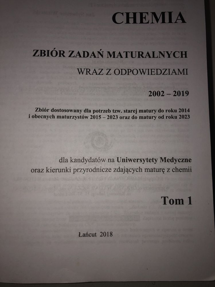 Chemia Witowski zbiór zadań dla maturzystów