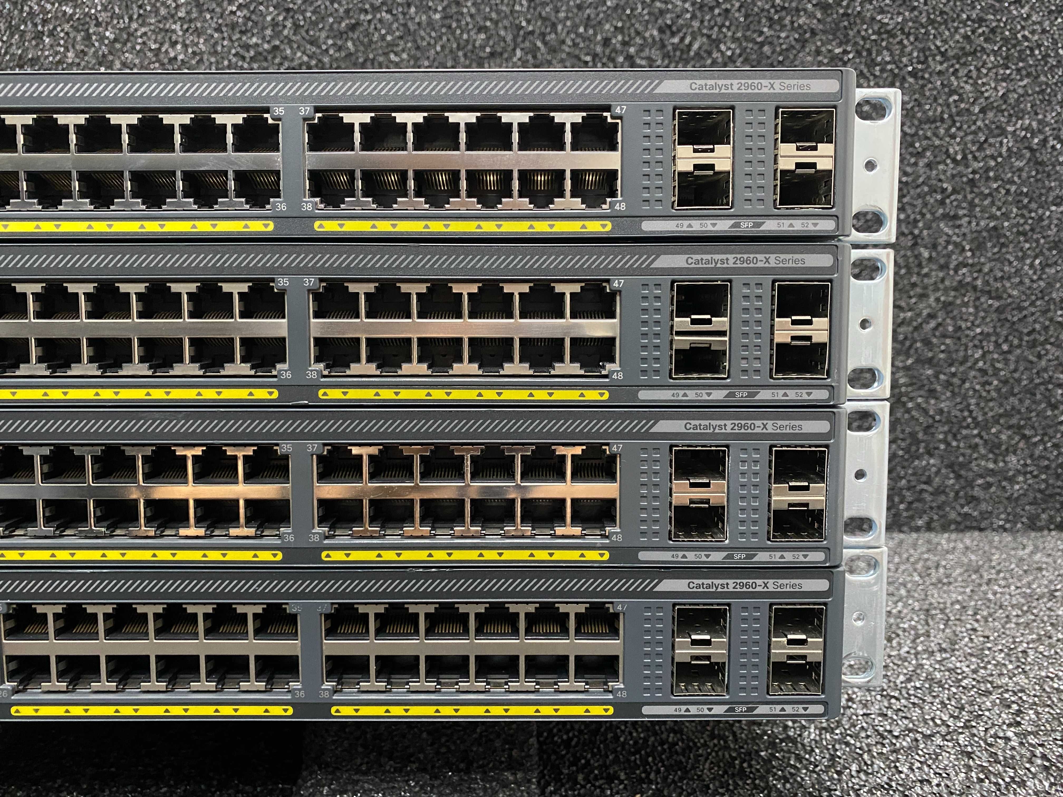 Гігабітні комутатори Cisco WS-C2960X-48FPS-L з PoE+ (740W)