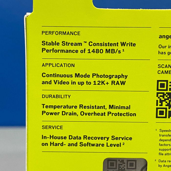 Angelbird AV PRO CFexpress SX Type B 160GB (NOVO)