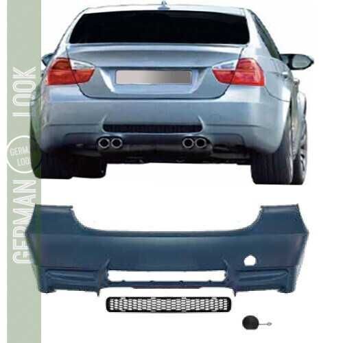 Para-choque traseiro estilo M3 para BMW Série 3 E90 sedan 2005 A 2008