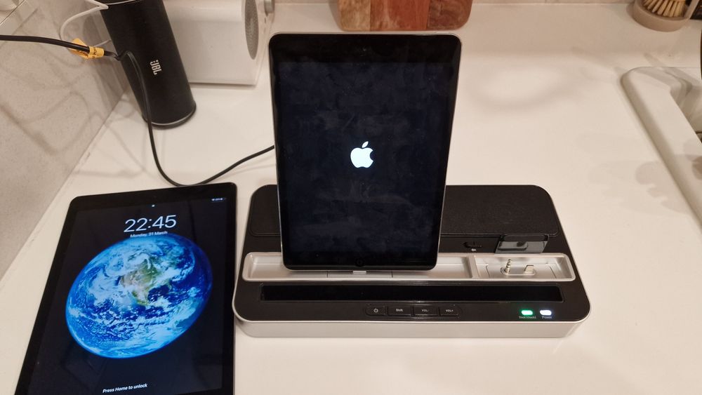 Carregador x2 iPhone iPad e outros c/som