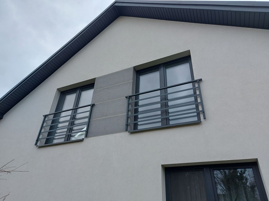 Balkon balkony taras tarasy szklane metalowe