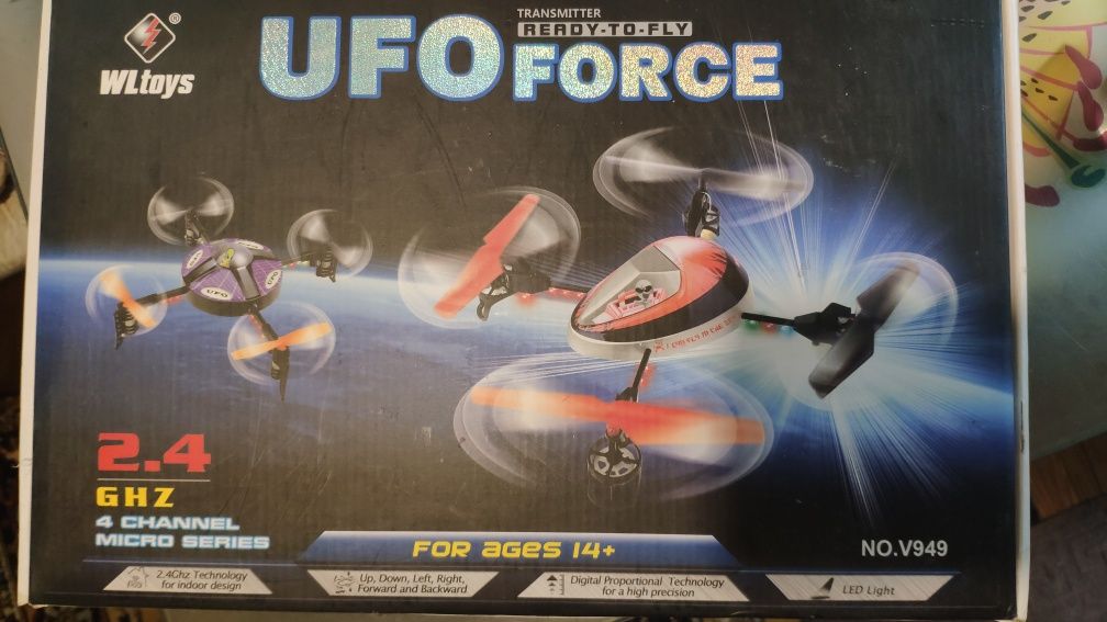 Квадрокоптер на р/у WL Toys V949 UFO Force