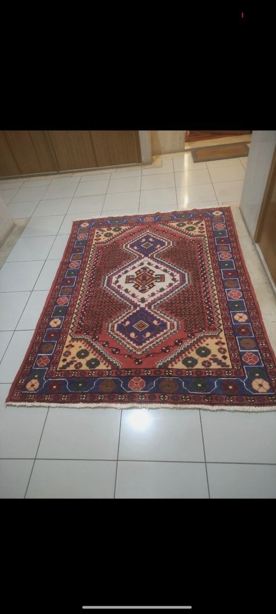 Tapete Carpete Oriental Persa Hamadan Lã 200x135