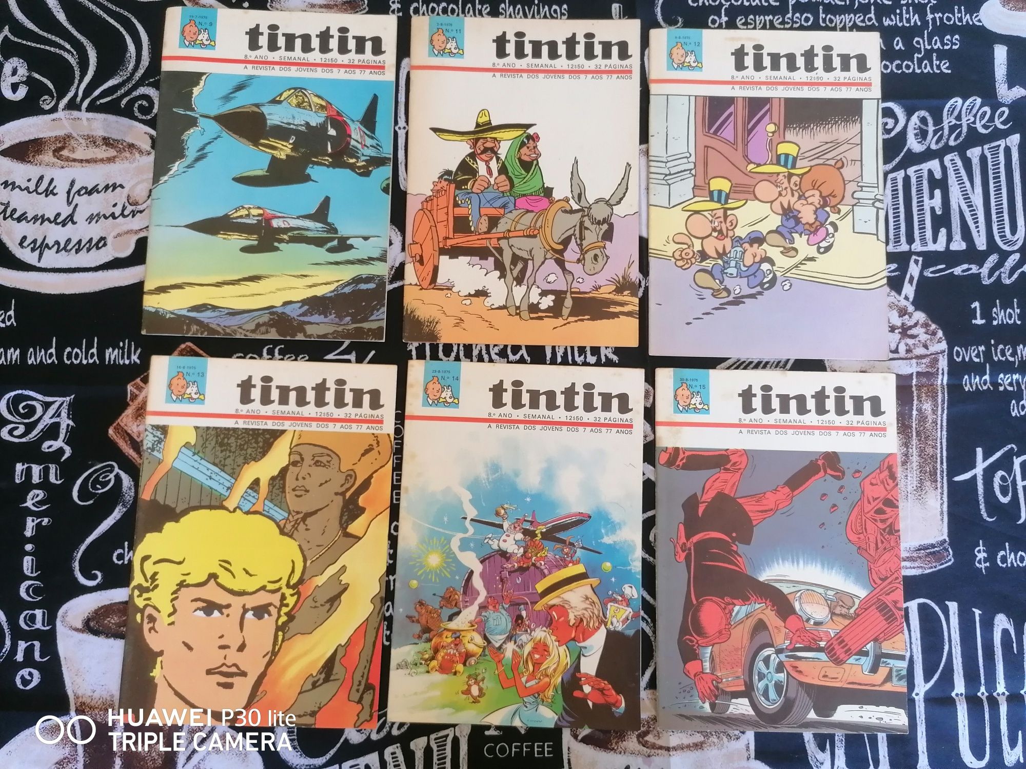 Revistas tin tin 8°ano (1975/76)