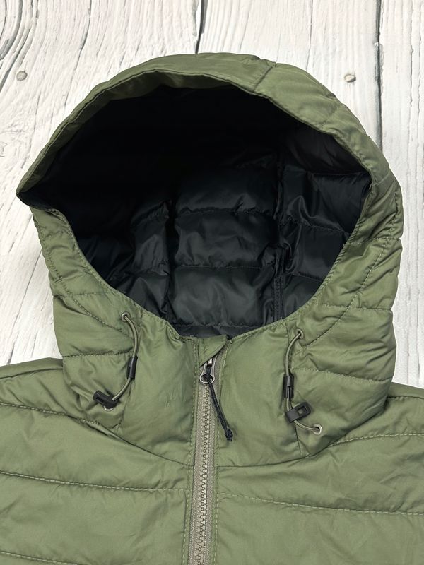Columbia Powder Lite Ocieplana Kurtka Anorak Męska Logo na Piersi r. M