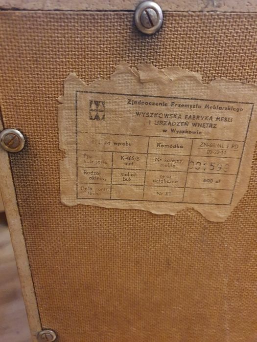 Szafka komoda PRL