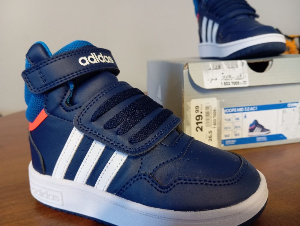 Buty chłopięce, botki, trzewiki Adidas r. 26,5