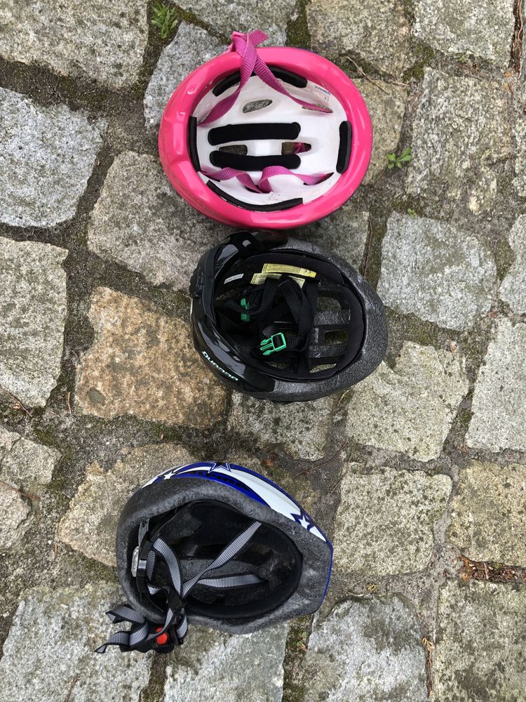 Kask rowerowy 3 sztuki