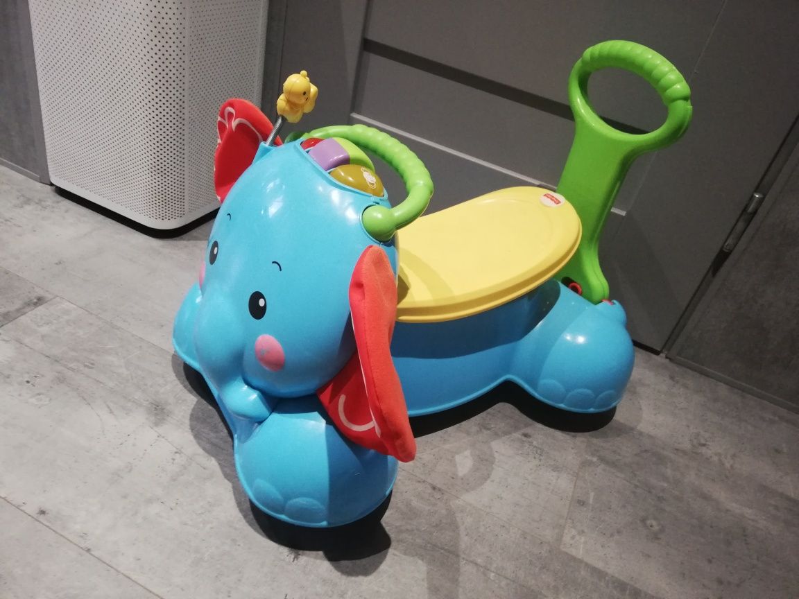 Jeździk pchacz Fisher price słoń