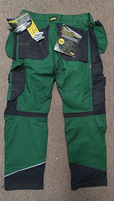 6214 Snickers RuffWork 96 Canvas+ grube spodnie robocze monter instal