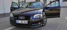 Audi A3 Sportback 2.0 Tdi CR Lift Bixenon Led Tempomat Czarna Lalka