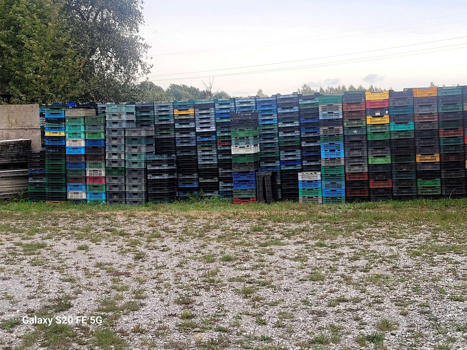 skrzynki plastikowe używane