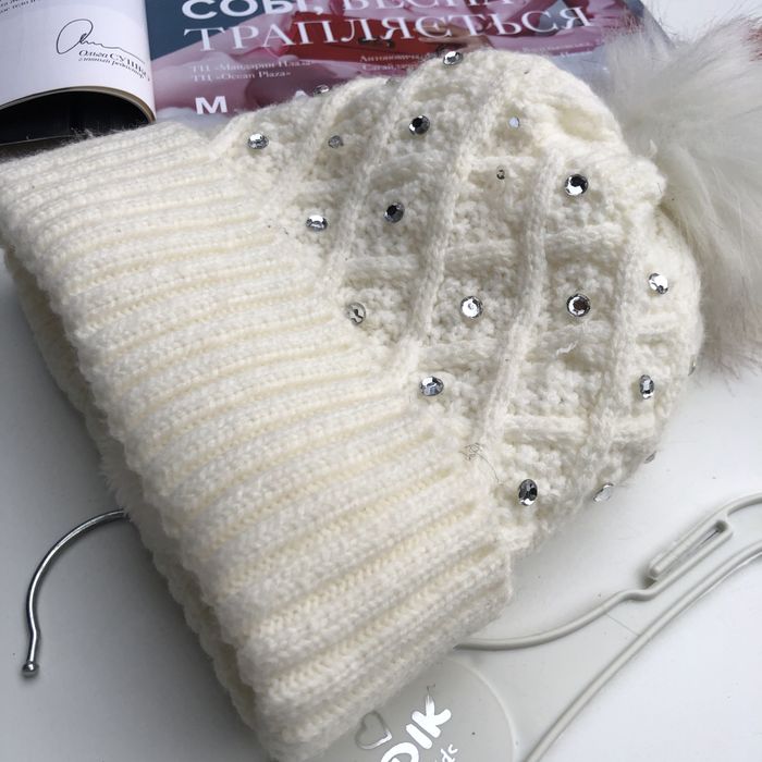 Шапка на дівчинку 44-46