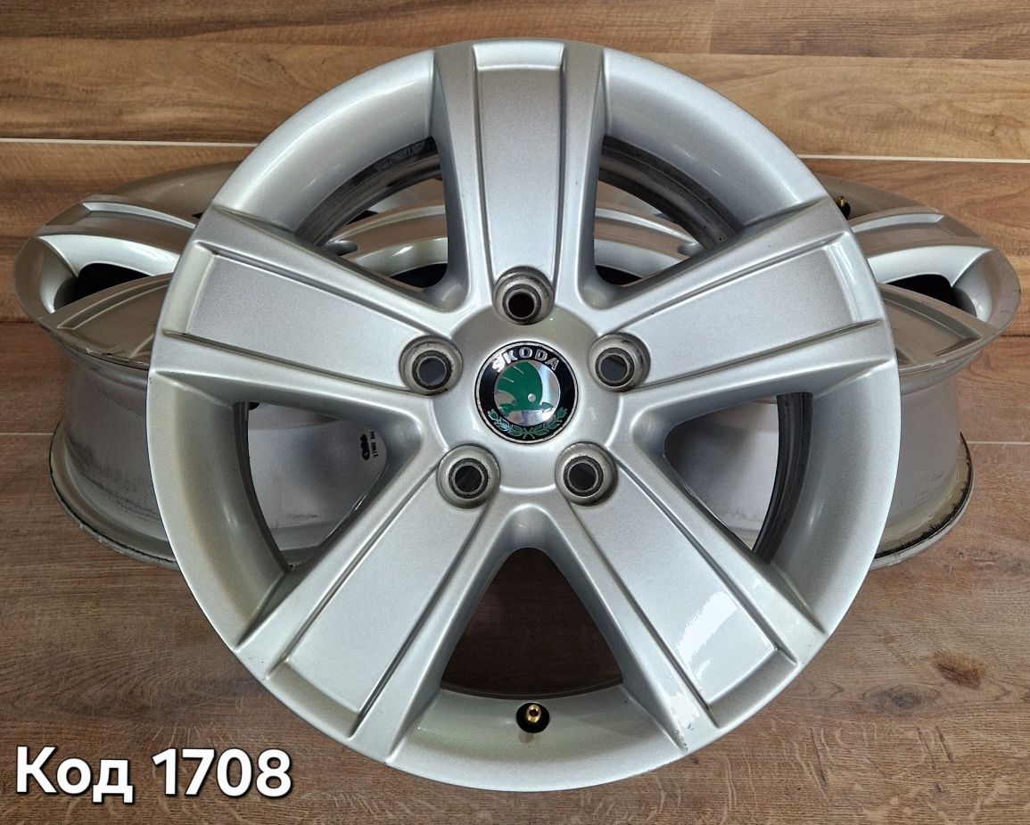 Оригінальні диски Skoda VW R15 5x112 Octavia Rapid Golf A3