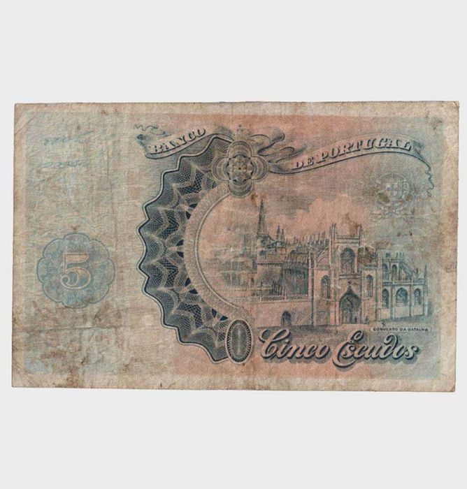 Portugal - 1920 - 5 Escudos - Ch.2 - 145.00€