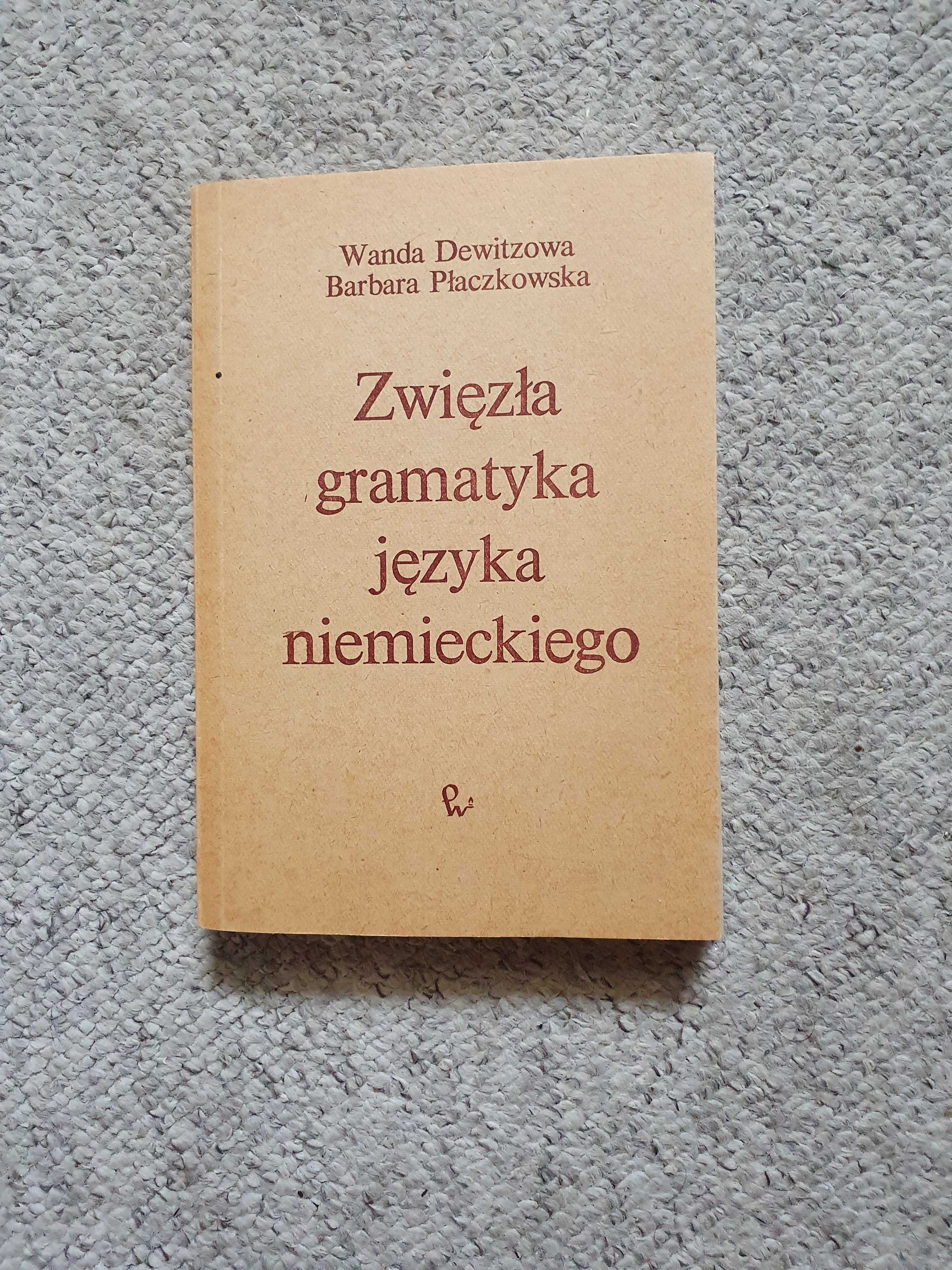 Zwięzła gramatyka języka niemieckiego - W. Dewitzowa, B. Płaczkowska