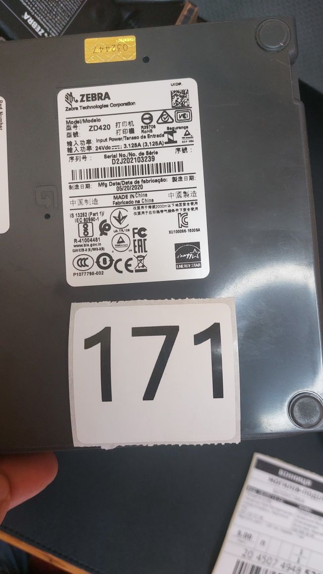 Термопринтер етикеток, штрих-кодів Zebra ZD420 для Нової Пошти