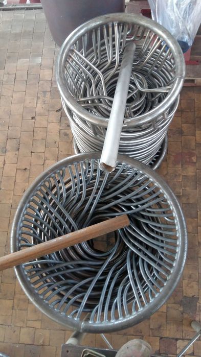 Теплообменник, Змеевик, спираль, трубный пучок