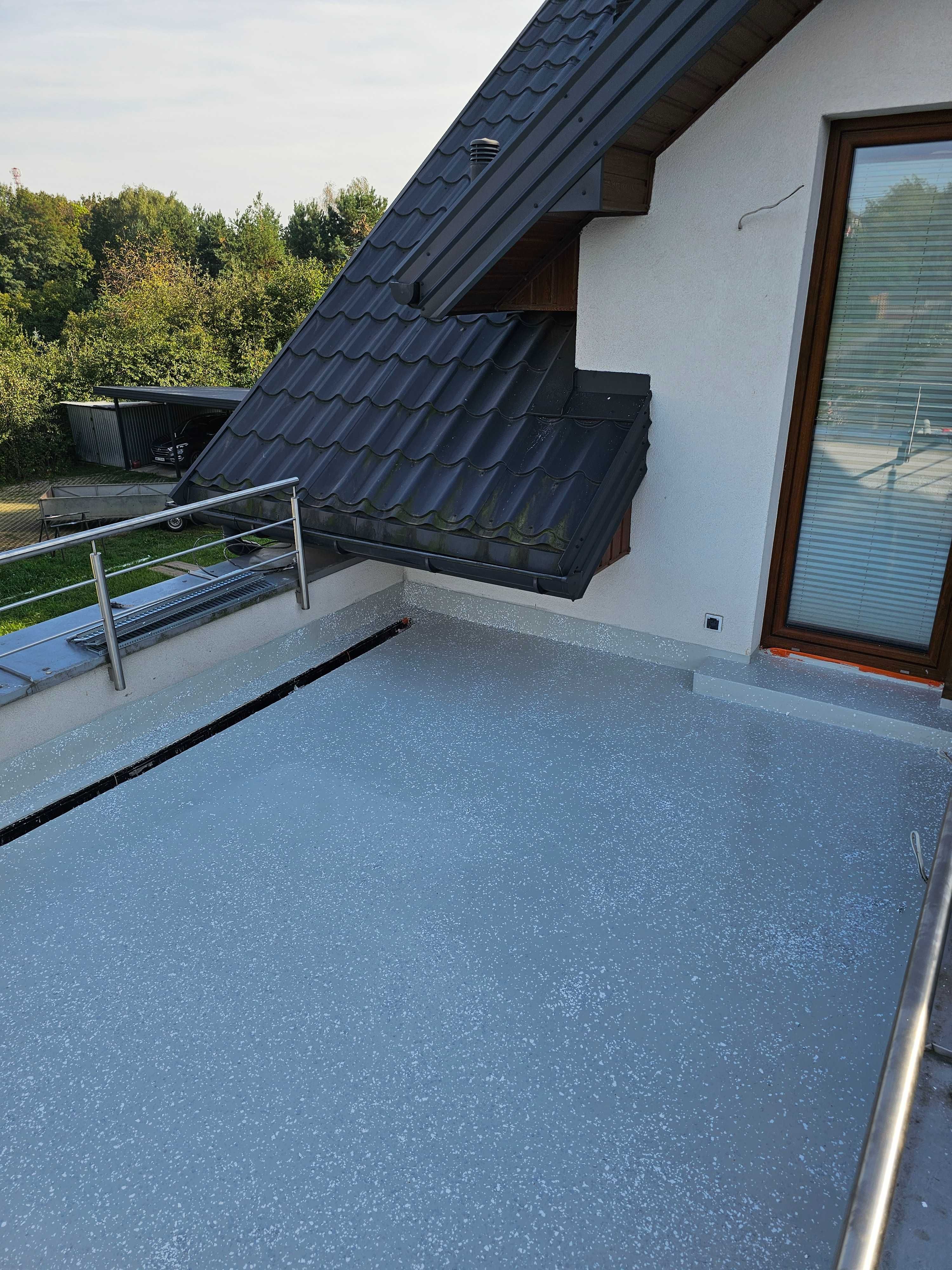 Żywica, Balkon, Taras, Garaż, Posadzka żywiczna, Hydroizolacja, Dach