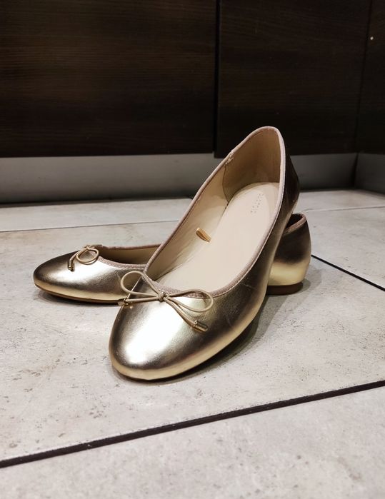 Buty damskie baleriny złote rozmiar 37 Parfois