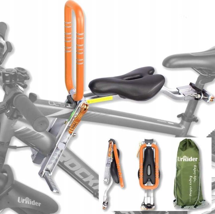 UrRider Fotelik rowerowy dla dzieci składany ultralekki przenośny 2-6