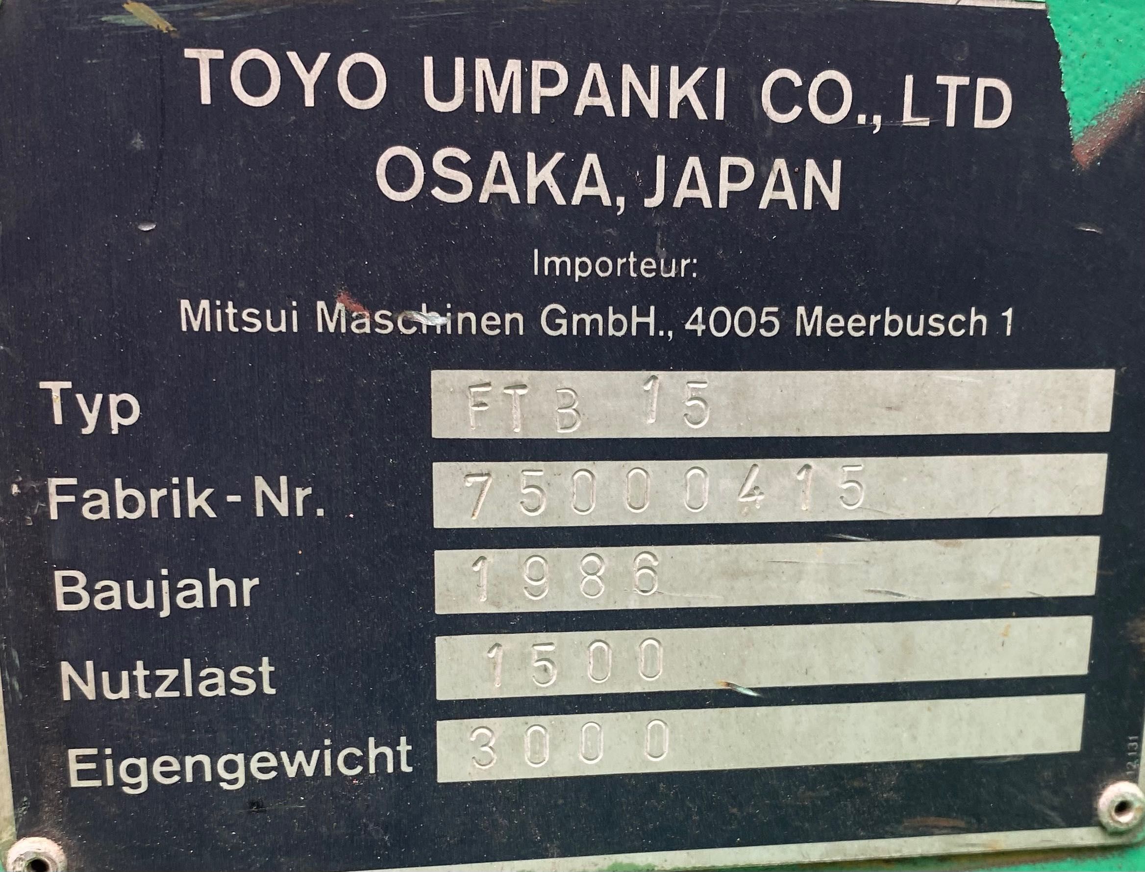 Wózek widłowy elektryczny Toyota 1,5 T bdb stan 11 500 netto