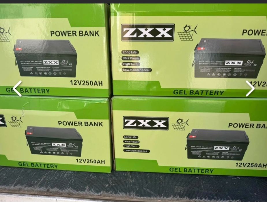 Гелевий акумулятор ZXX 12V 250Ah