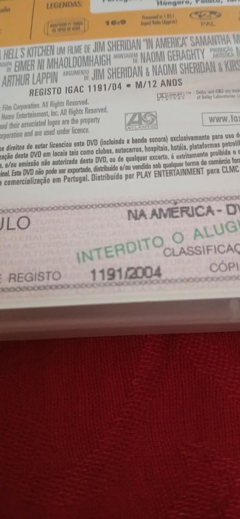 Dvd Na América, original