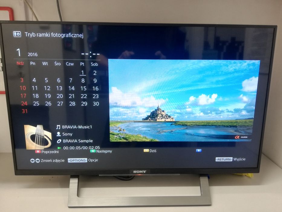 Tv sony 32" KDL- 32wd755  smart tv Stan jak nowy + Nowy pilot