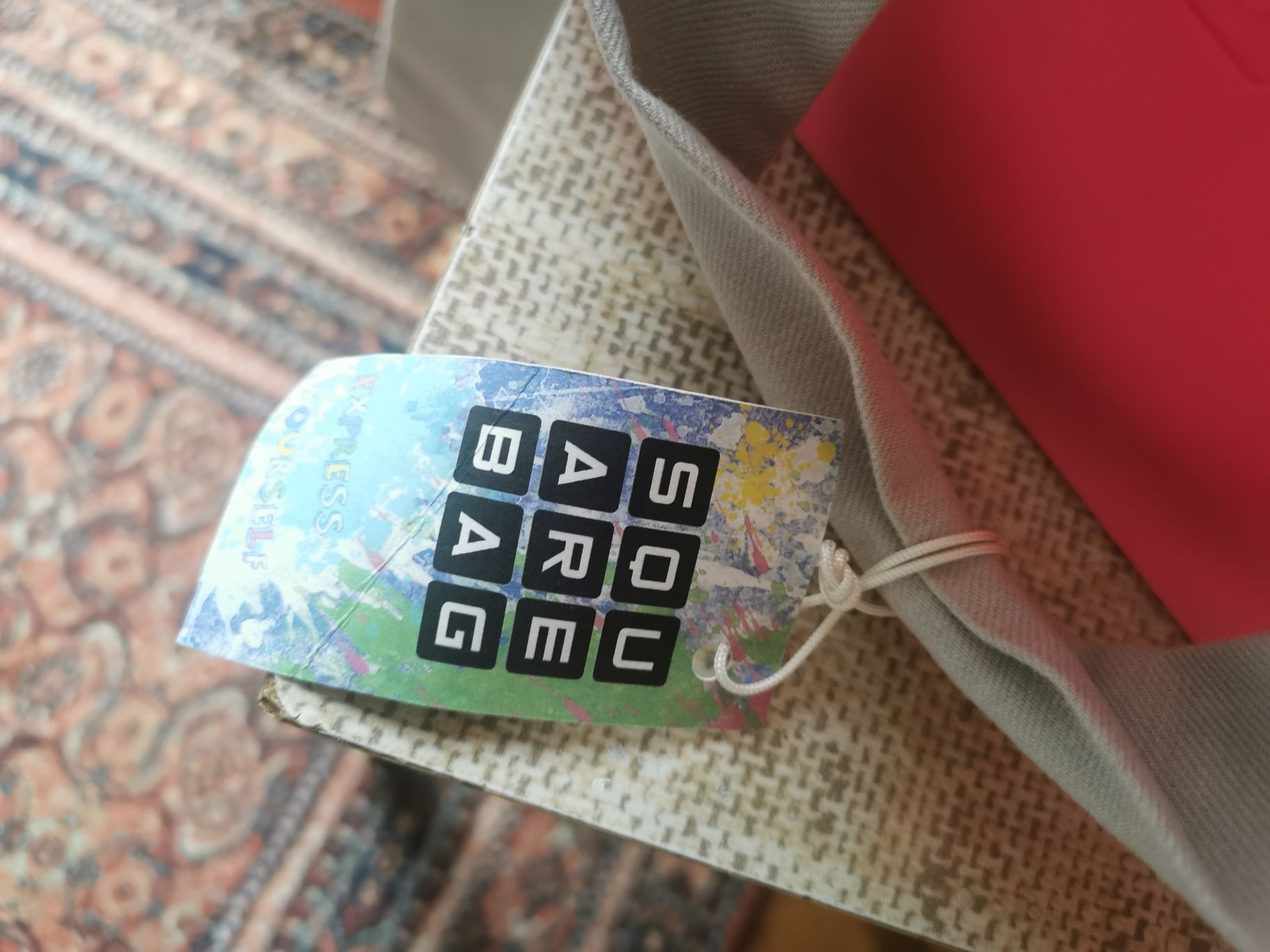 Designerska różowa torba na ramię Cubie BAG od SquareBag nowa z metką