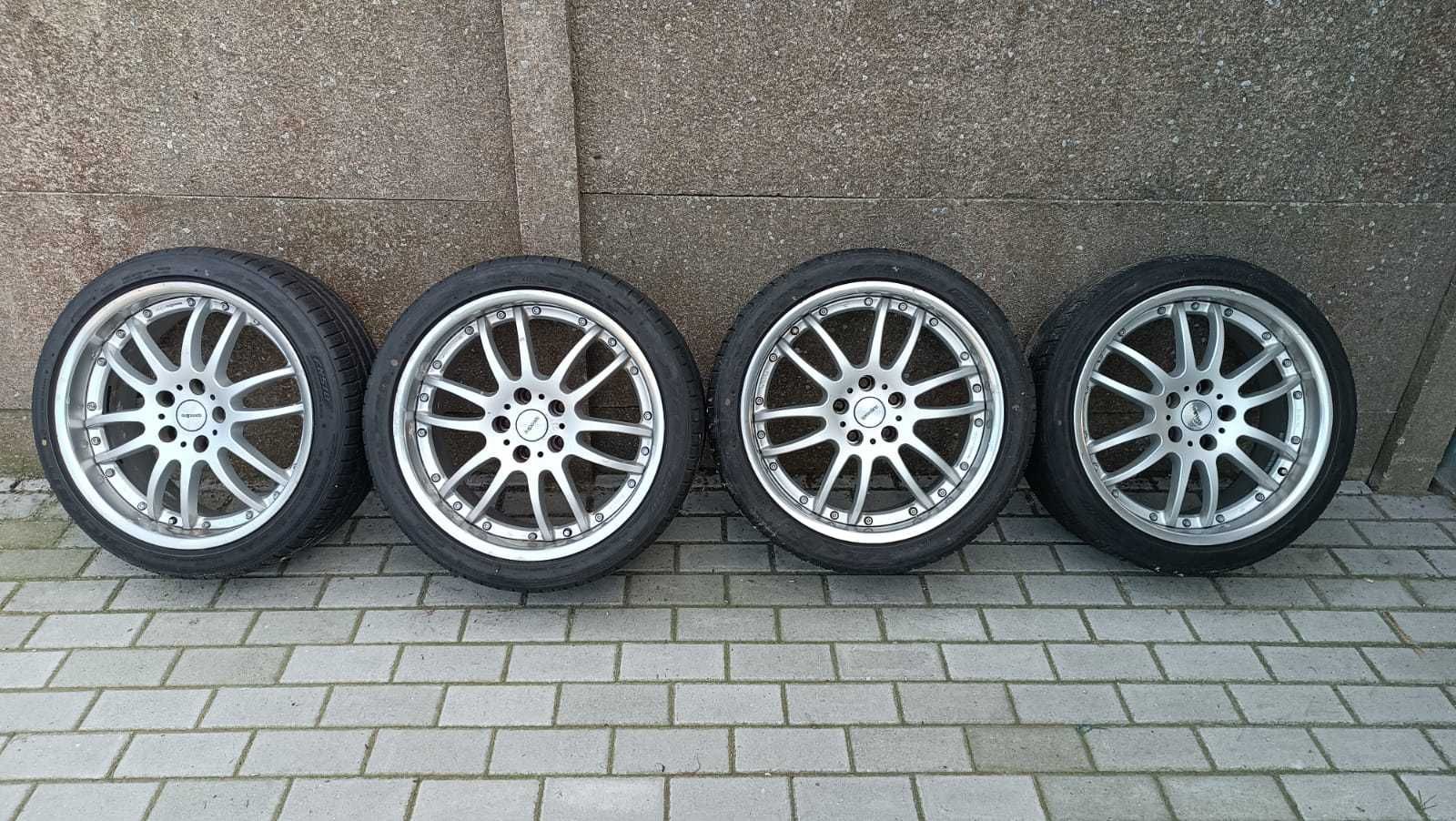 Audi Felgi Spedline Corse 8,5 x 18H2 + opony 225/40 255/35 R18