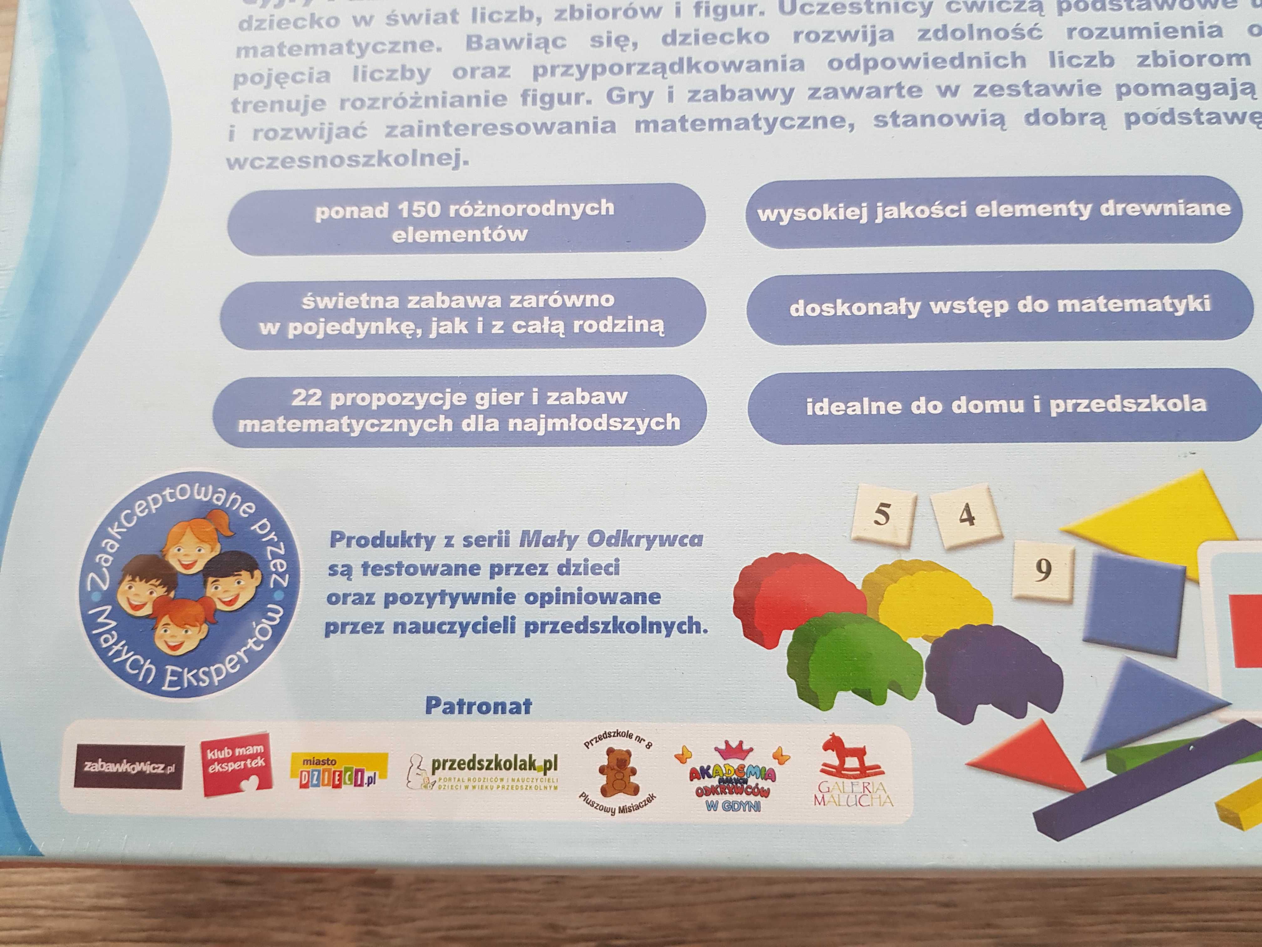 Cyfry i działania Nowy Zestaw Małego Odkrywcy Trefl 4 6 lat