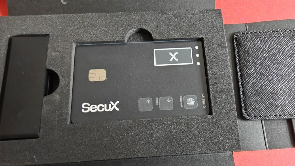 SecuX Shield BIO ZIMNY PORTFEL dla Crypto i NFT Ultra-Slim Biometric