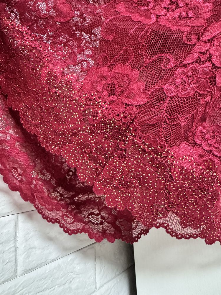 Marks&Spencer мереживна білизна червона