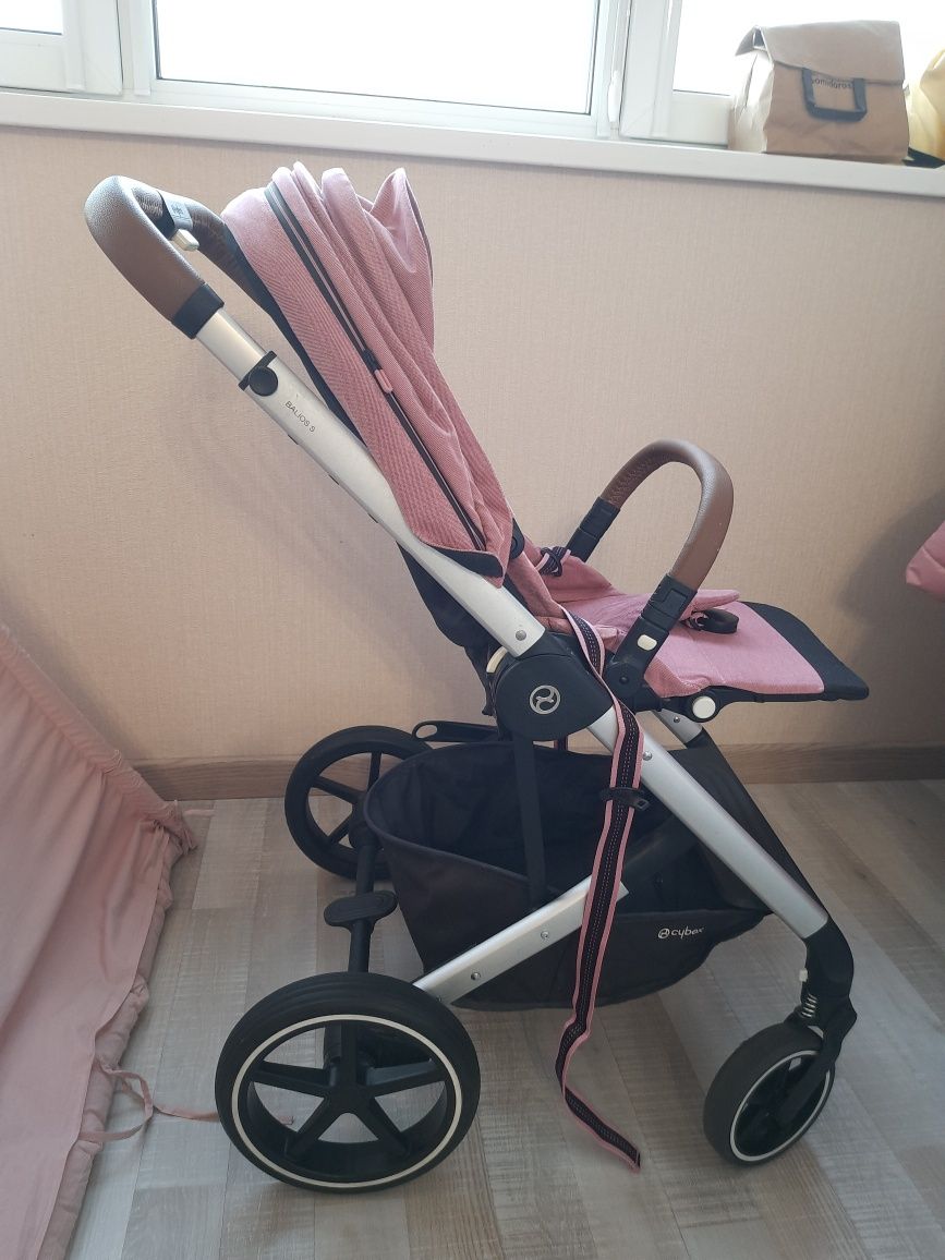 Коляска Cybex Balios S Lux Magnolia Pink 2в1