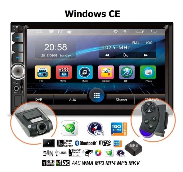 Авто Магнитола 2din DVD Sony AHR-7121BT Pioneer MMP-1861,7091GPS,7707