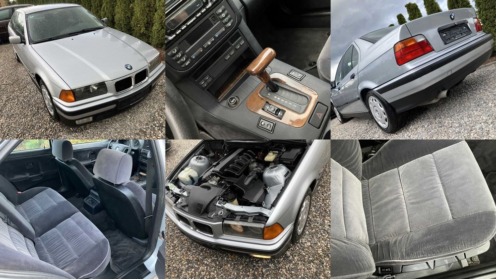 BMW 320 M52B20 Automat Climatronic Drewno Pompowane Welurowe Fotele