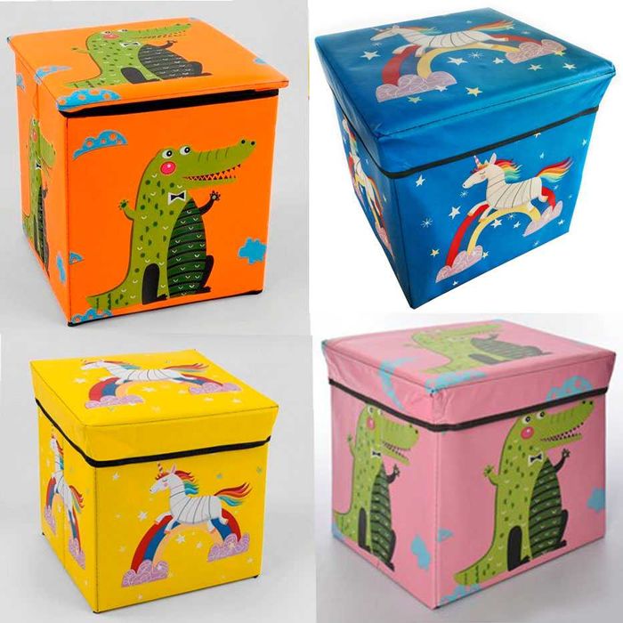 корзина пуфик для игрушек разные