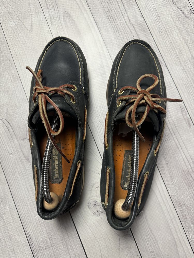 Мокасини timberland туфлі шкіряні чоловічі топсайдери