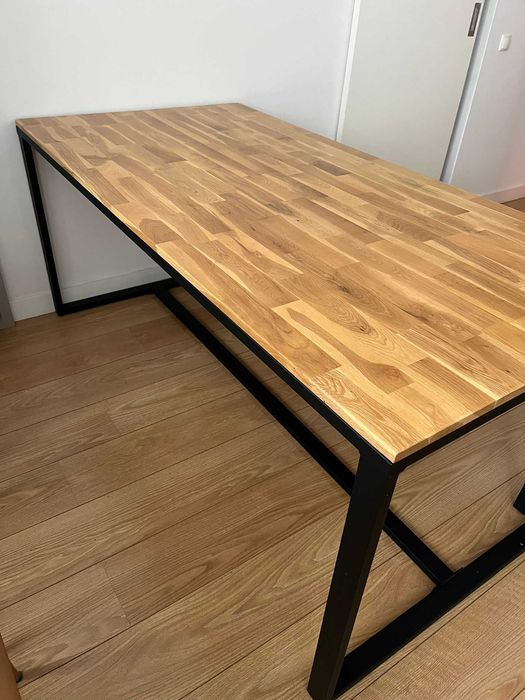 Conjunto Mesa 8 pessoas + 2 Bancos, Hiba. LA REDOUTE - ÓTIMO ESTADO!