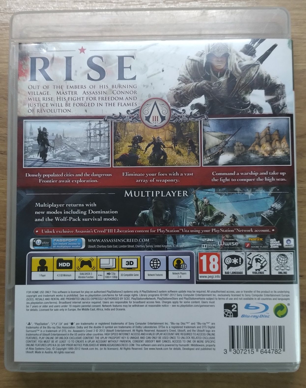 Gra Assassin's Creed 3 PS3