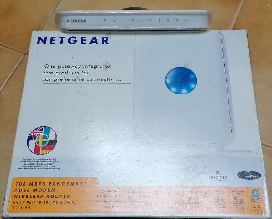 Modem Router Netgear Wireless impecável