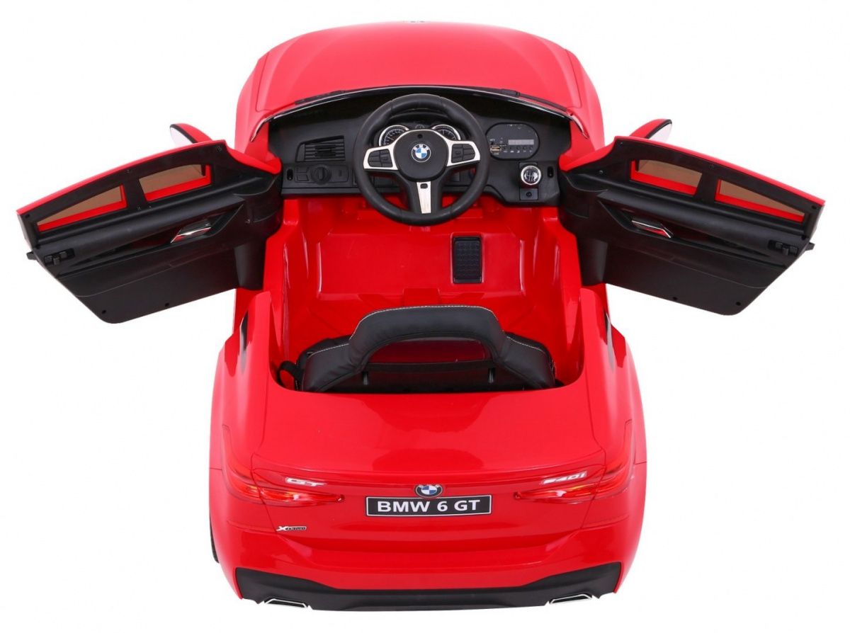 Auto pojazd samochód na akumulator dla dzieci BMW 6 GT Czerwony