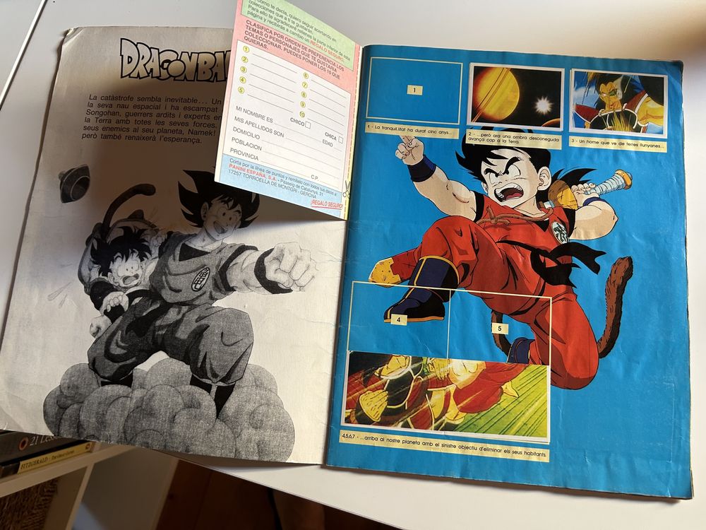 Álbum Dragon Ball Z Espanhol