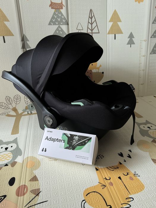 Автолюлька anex avionaut cosmo black + адаптер автокресло анекс